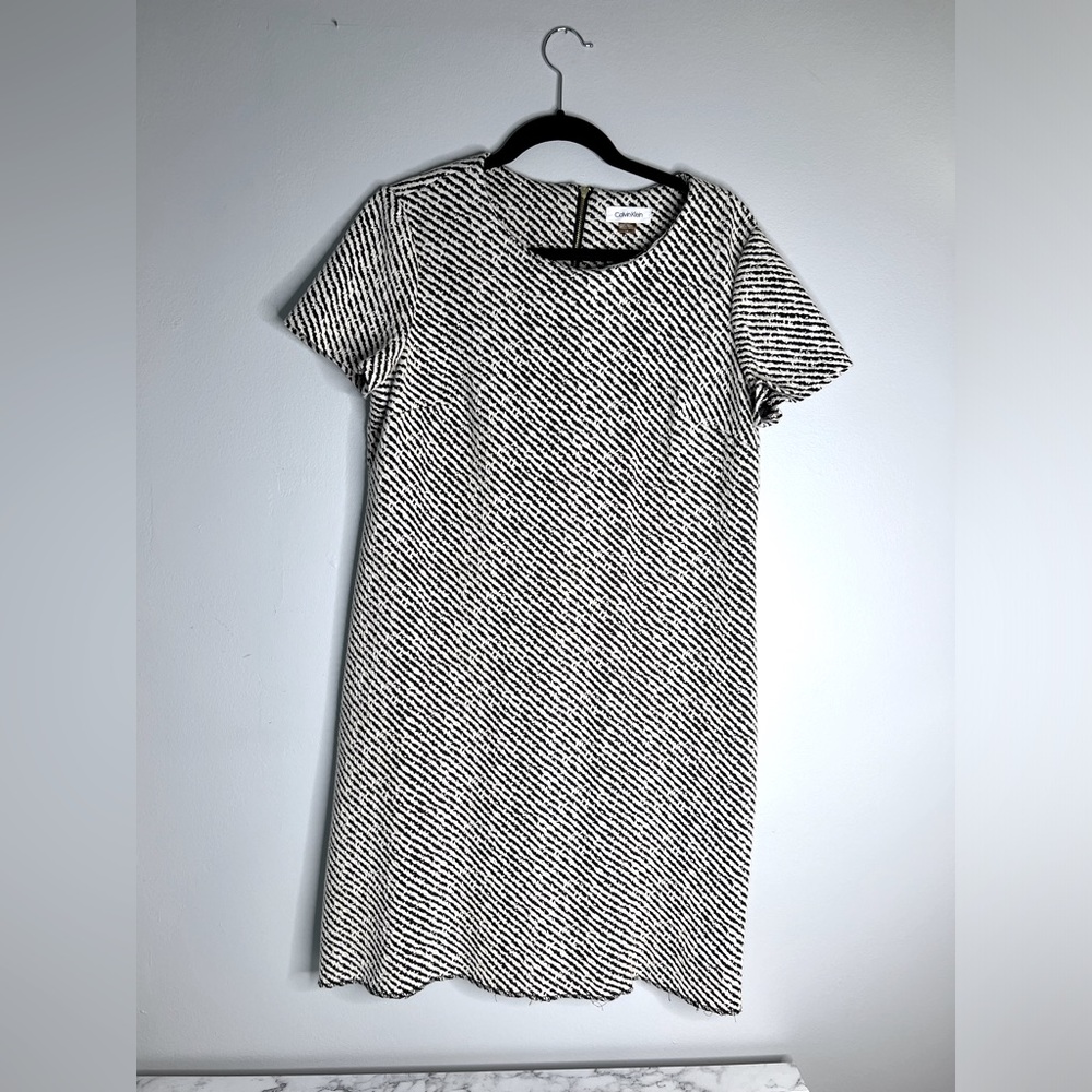 Calvin Klein zebra print dress size 14